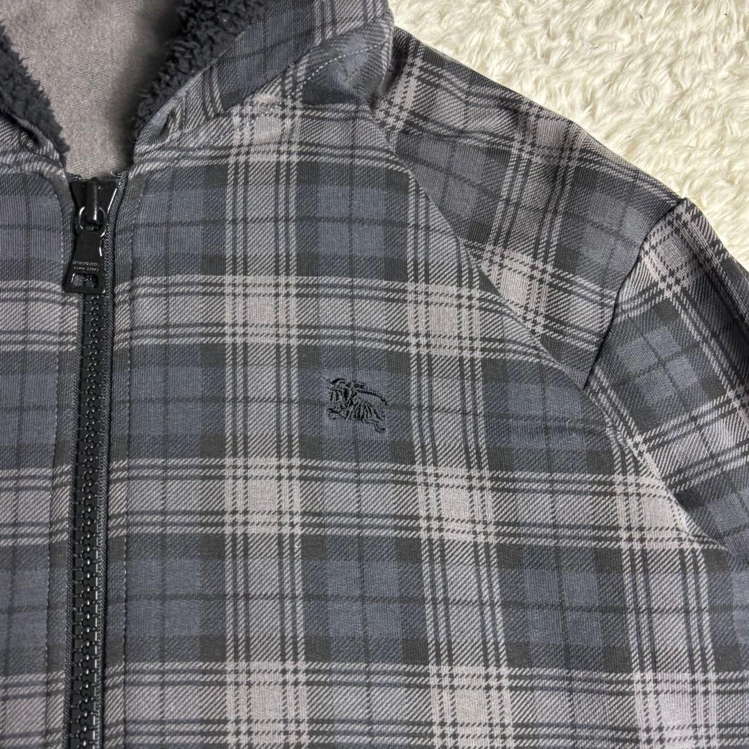 BURBERRY BLACK LABEL ジップパーカー ノバチェック メンズ