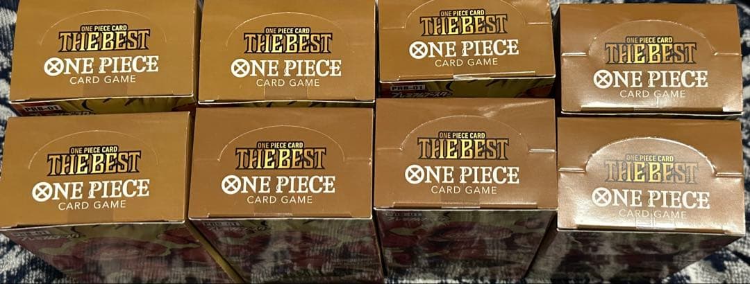 【新品未開封テープ付き】ワンピース カードゲーム THE BEST 8BOX