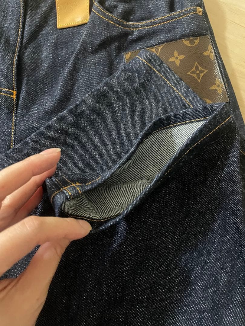 超美品Louis Vuitton ストレートデニム