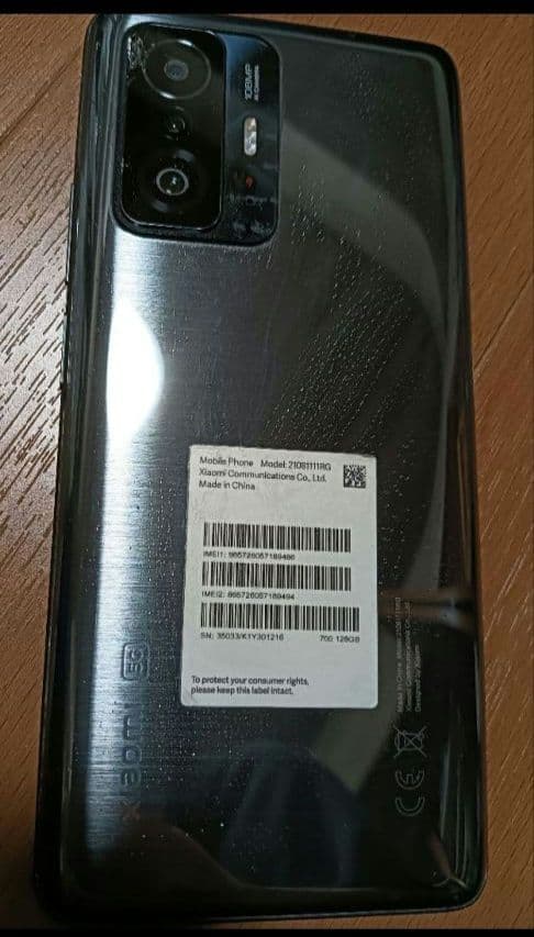 Xiaomi Mi 11T 5G ブラック 本体ジャンク品（商品説明確認要）