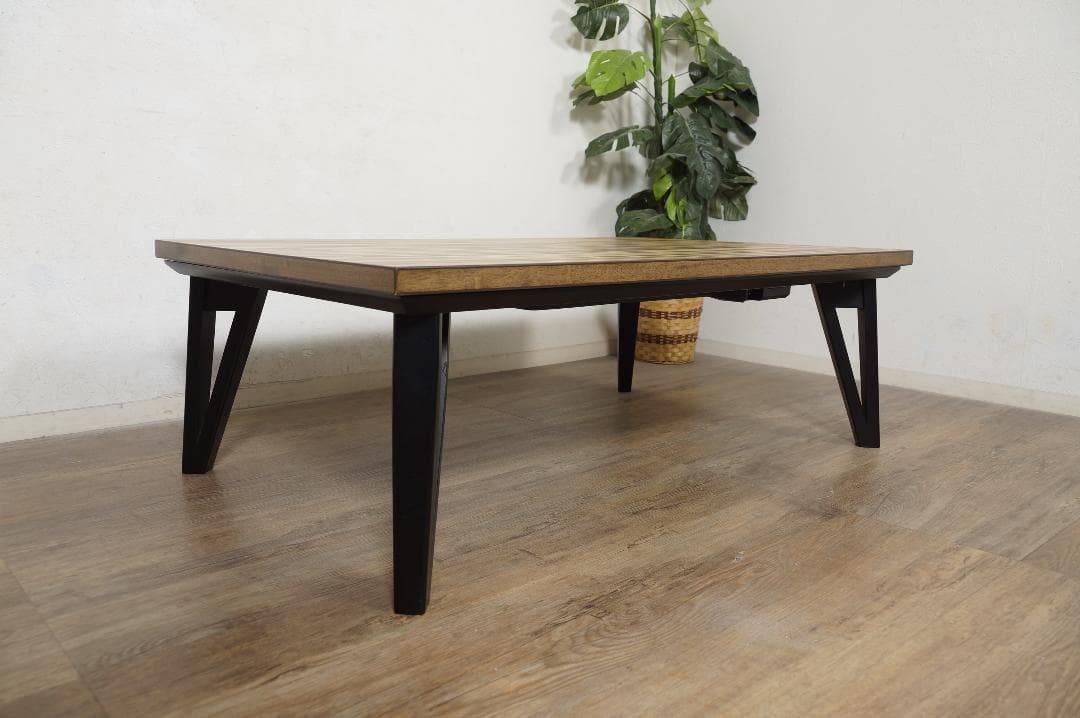 リビングコタツ　家具調こたつ　センターテーブル105cm 高さ40