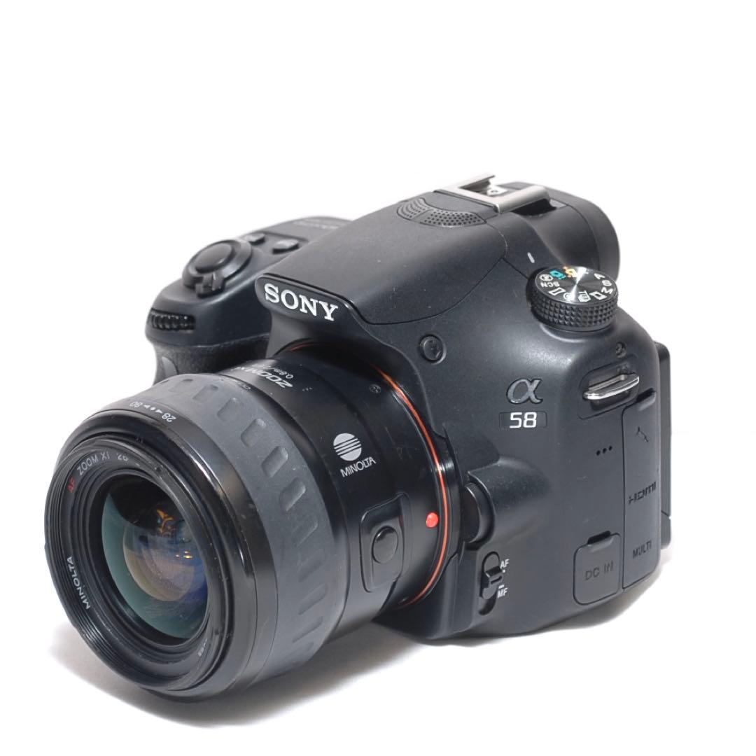✨美品✨SONY α58✨シングルレンズ✨すぐに使えます✨初心者様におすすめ✨