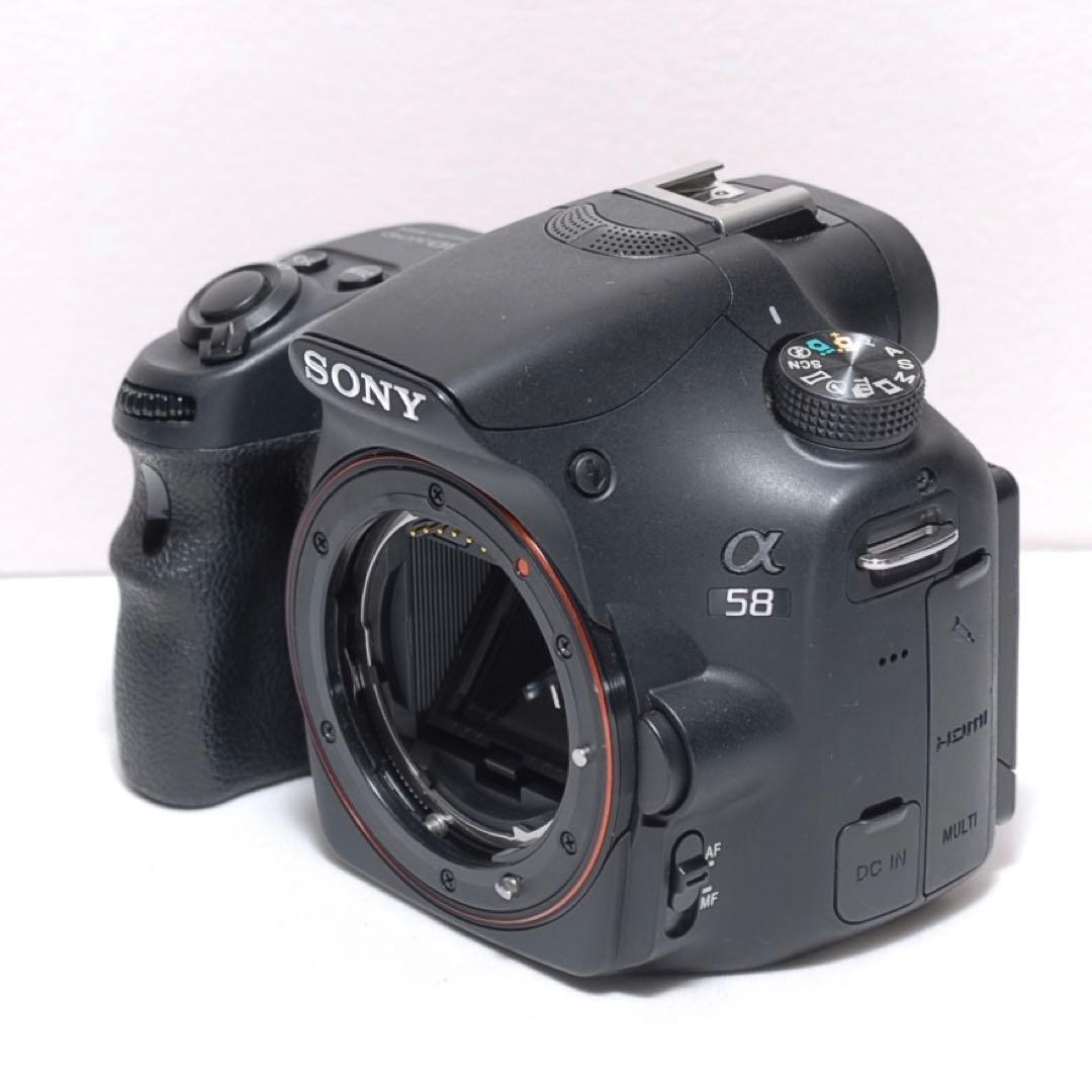✨美品✨SONY α58✨シングルレンズ✨すぐに使えます✨初心者様におすすめ✨
