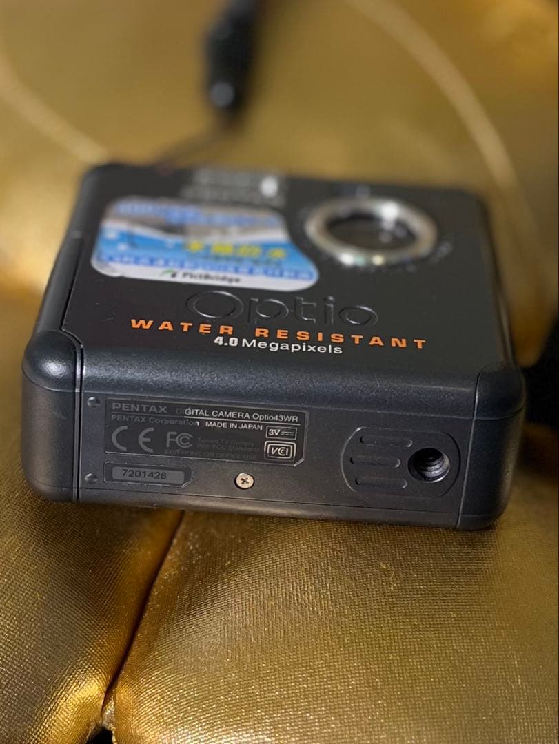 PENTAX Optio 43WR 防水デジタルカメラ 乾電池駆動 動作確認済み