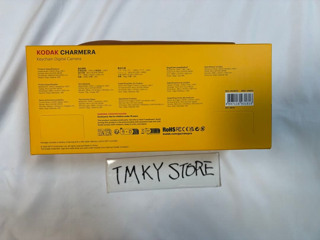 6個セット新品Kodak Charmera キーチェーンデジタルカメラ