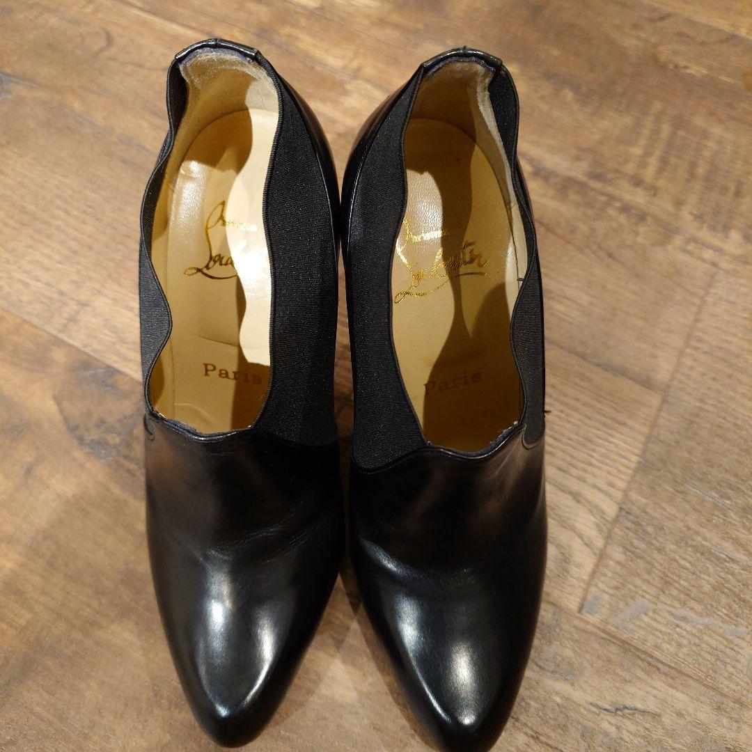 Christian Louboutin サイドゴアブーツ 38 ブラック