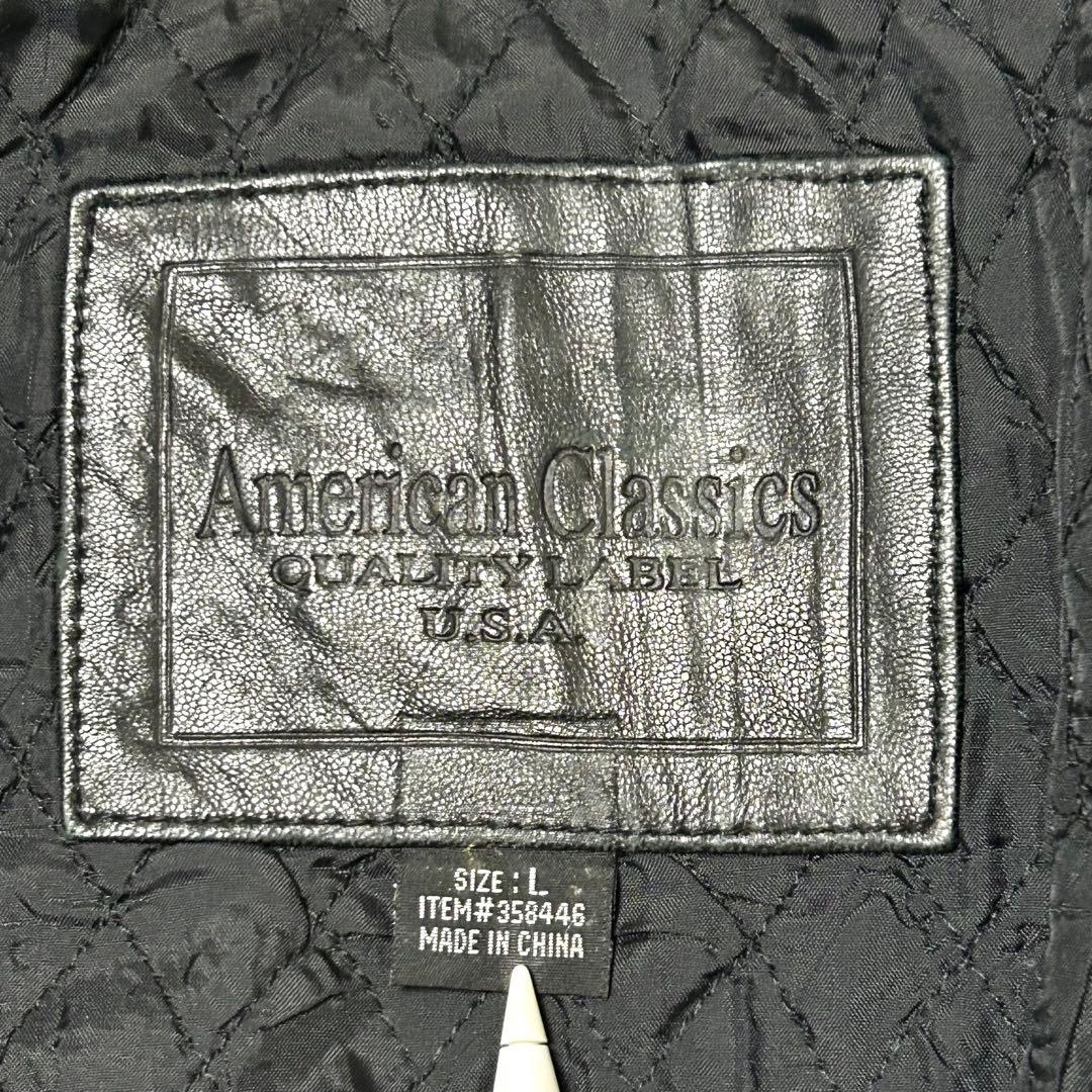 やすお90sレザージャケットシングルライダースハーレーダビッドソンカスタム