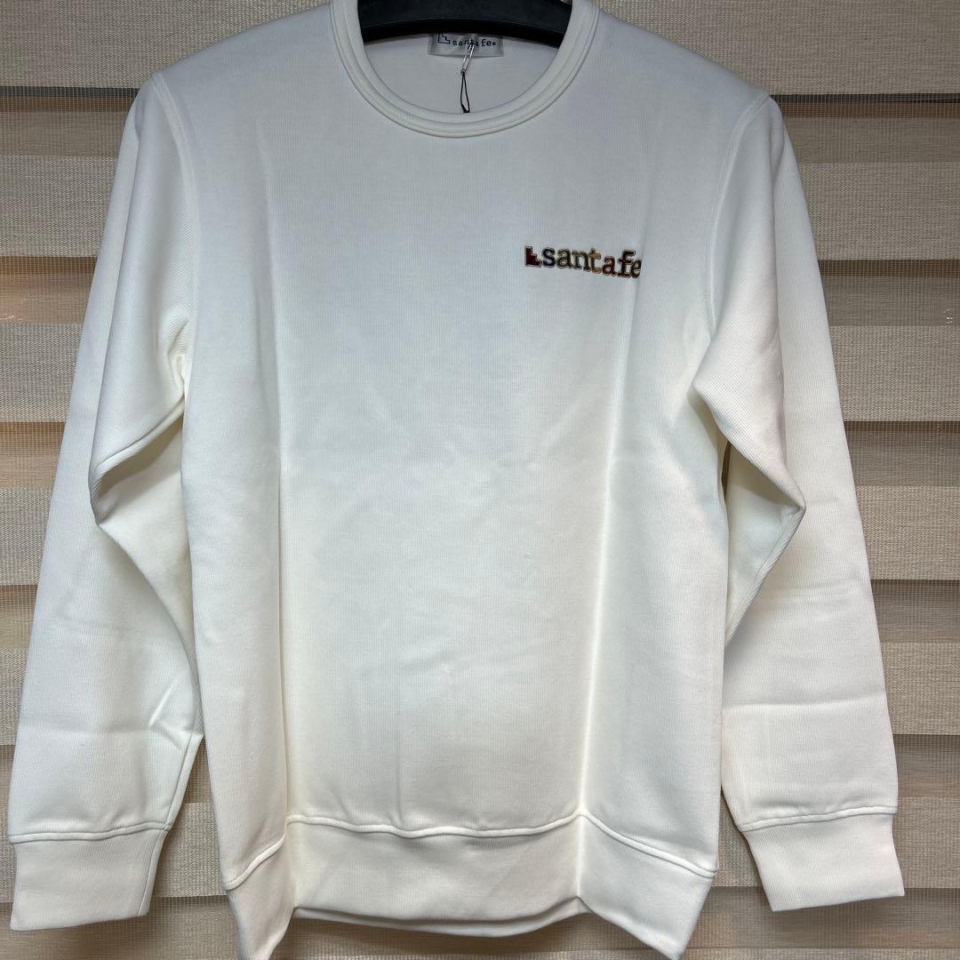 santafe トレーナー バックプリント　48/L 新品　未使用　タグ付き