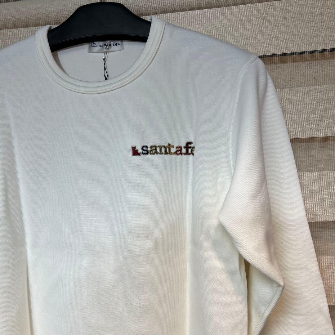 santafe トレーナー バックプリント　48/L 新品　未使用　タグ付き