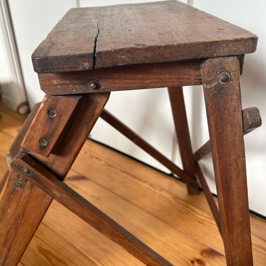 アンティーク　ステップラダー