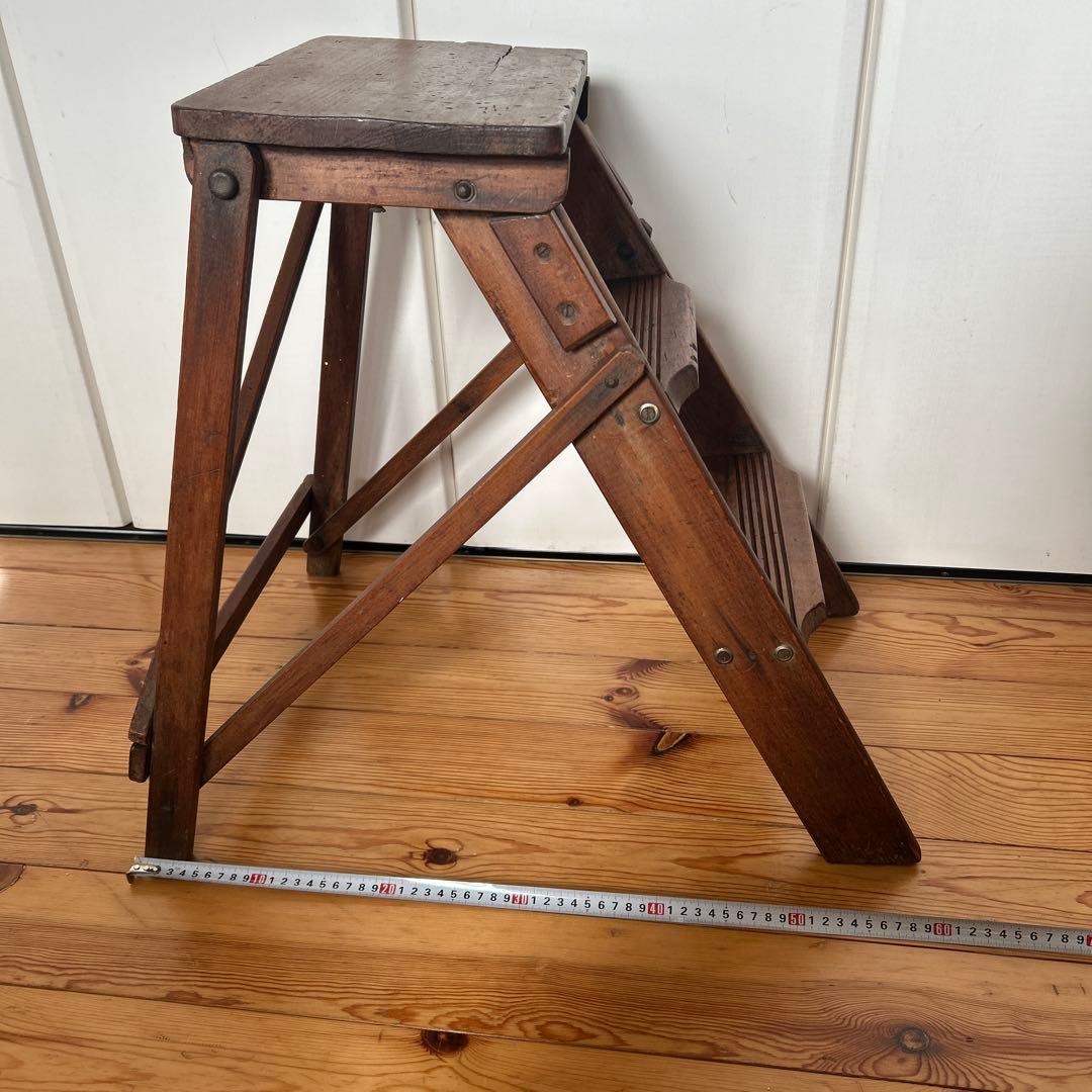 アンティーク　ステップラダー