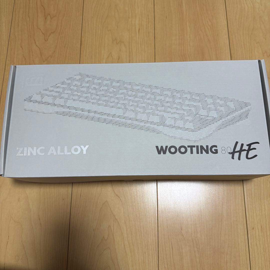 キーボード wooting 80he zinc alloy