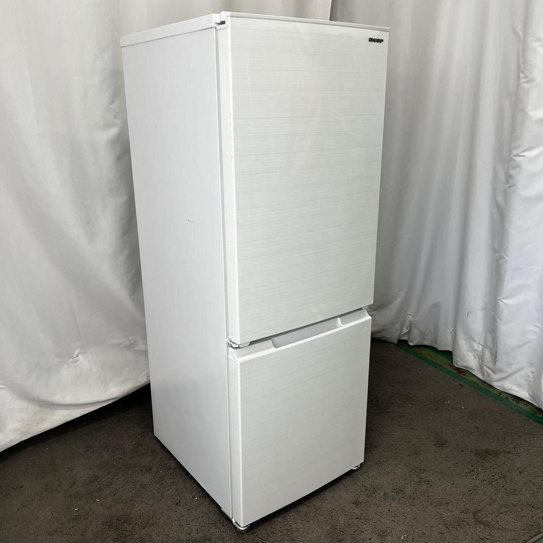 ★120　冷蔵庫　小型　シャープ　179L　一人暮らし　白　安い　設置無料　中古
