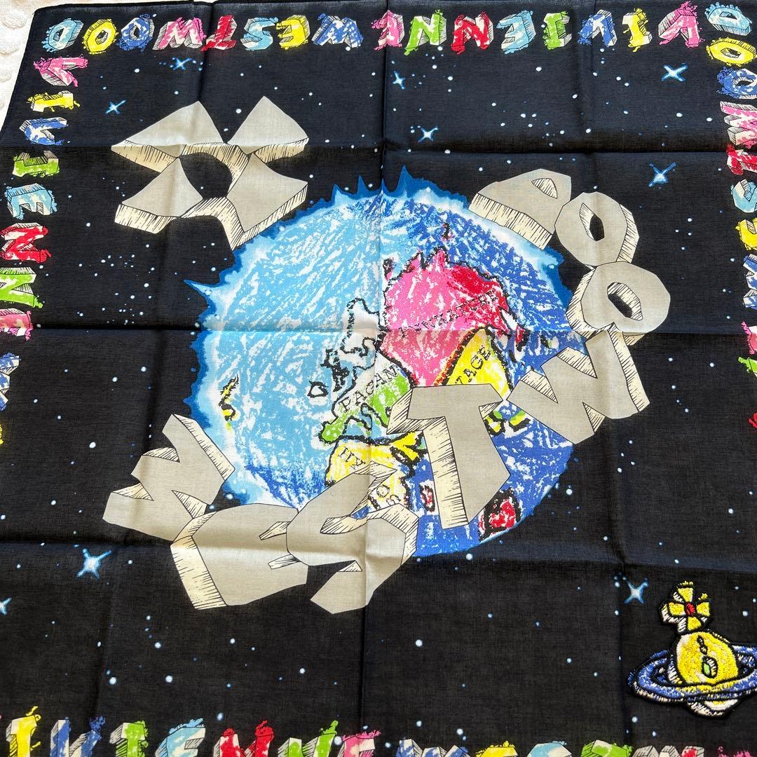 新品未使用　Vivienne Westwood 宇宙　ハンカチ　オーブワッペン