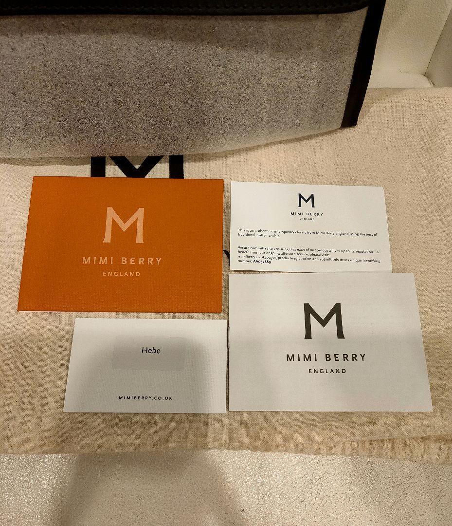 新品未使用 ミミベリー ビショップ別注 2WAYハンドバッグ HEBE ブラック