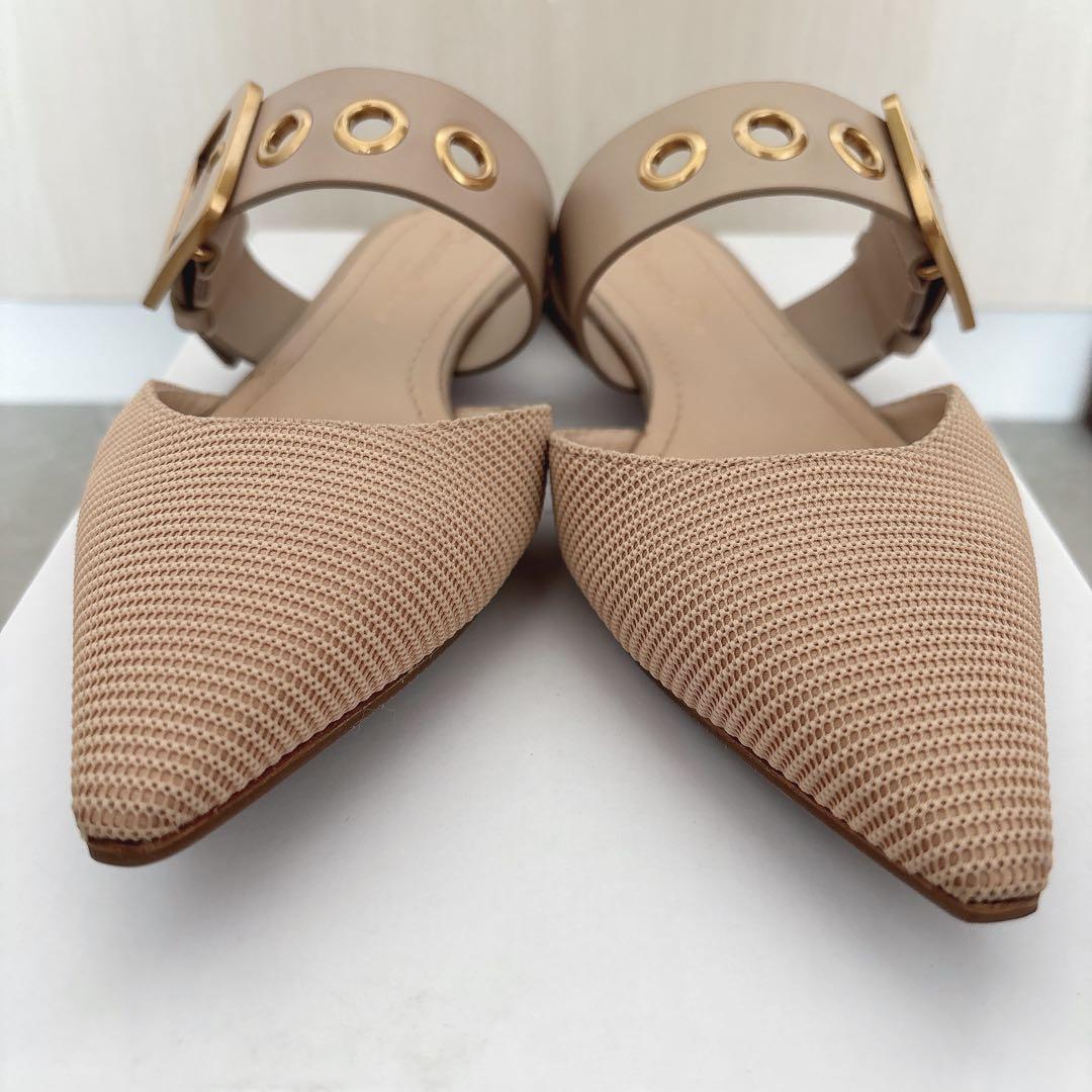 【本日限定価格】DIOR ディオール　ミュール　パンプス　ベージュ　36