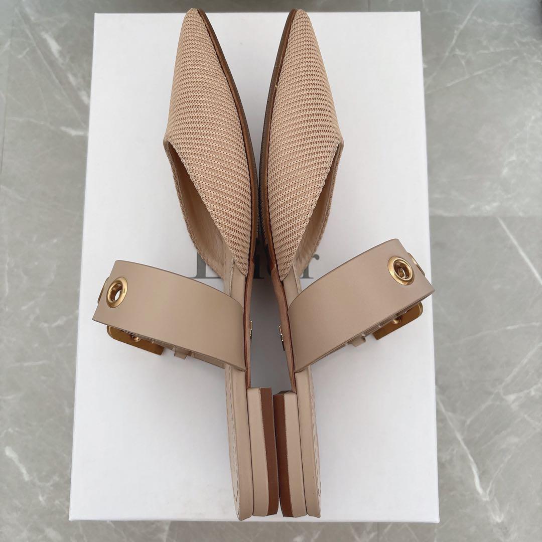 【本日限定価格】DIOR ディオール　ミュール　パンプス　ベージュ　36