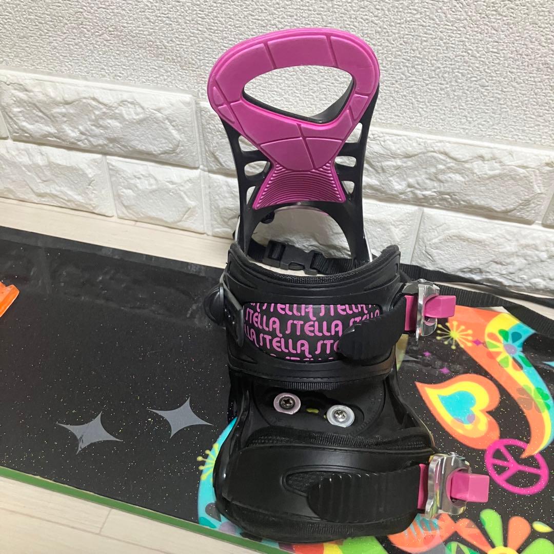 【良品】バック付/SALOMON TIARサロモンスノーボード143cm S/M