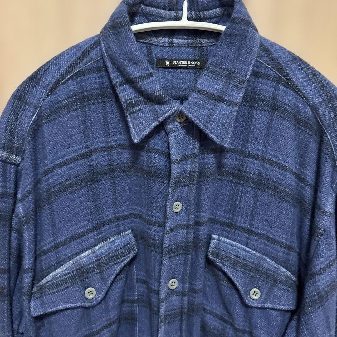 MAATEE&SONS CASHEMERE NEL SHIRTS ハナコン
