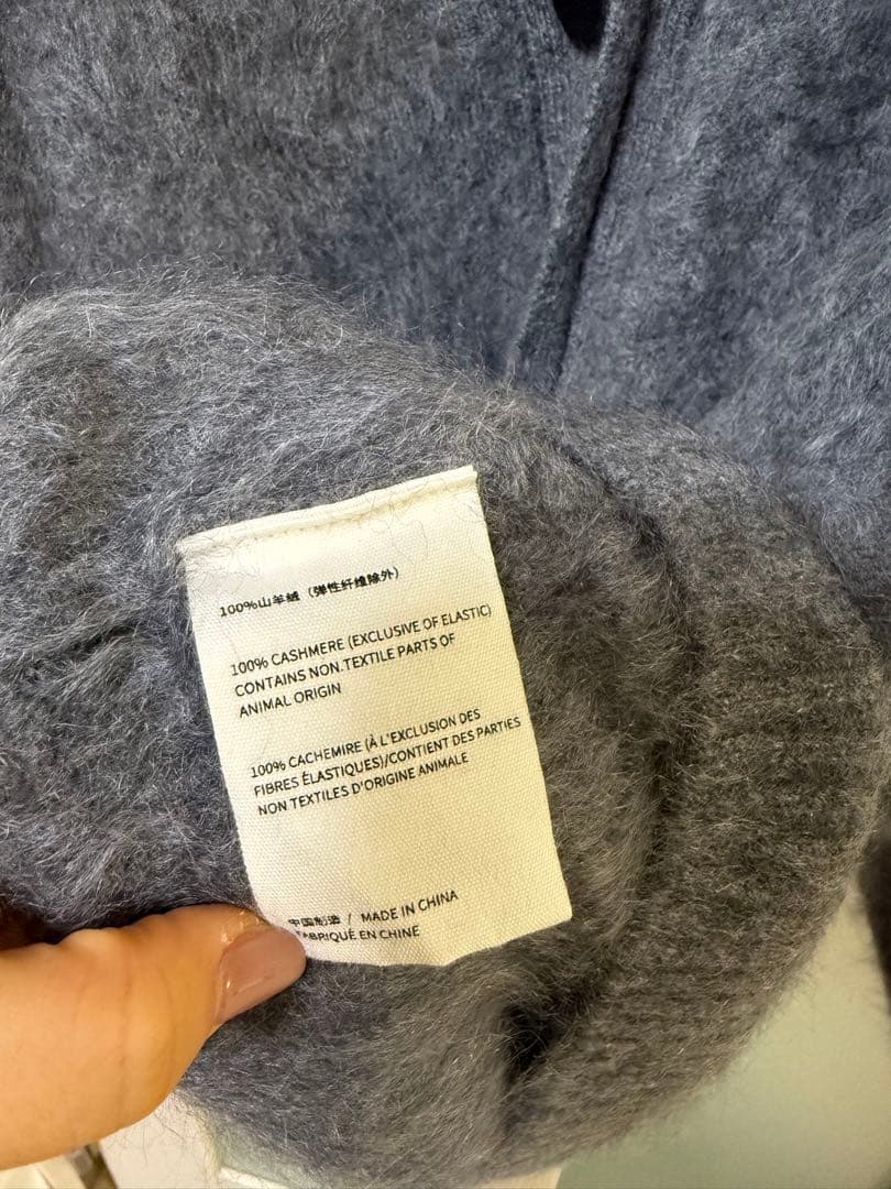 フォックスカシミヤ　ロングカーディガン コート