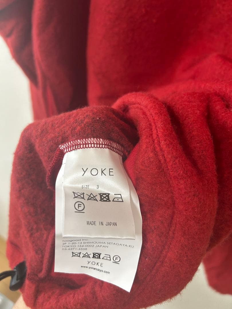 【もーりー様】YOKE WOOL FREECE HALFZIP PULLOVER