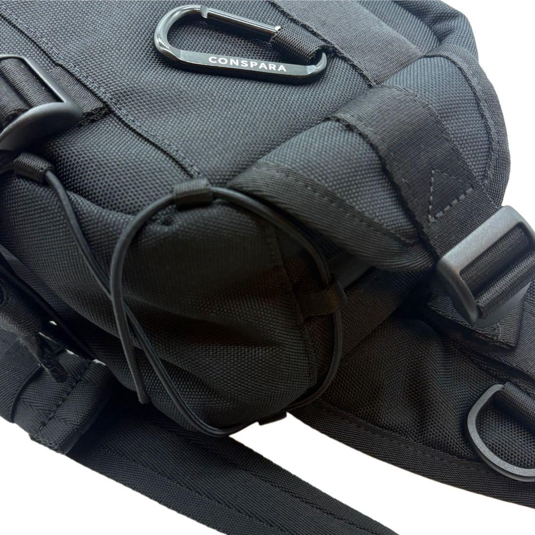 未使用　CONSPARA　最強トラベル　防刃ボディバッグ　TSAロック付き　黒