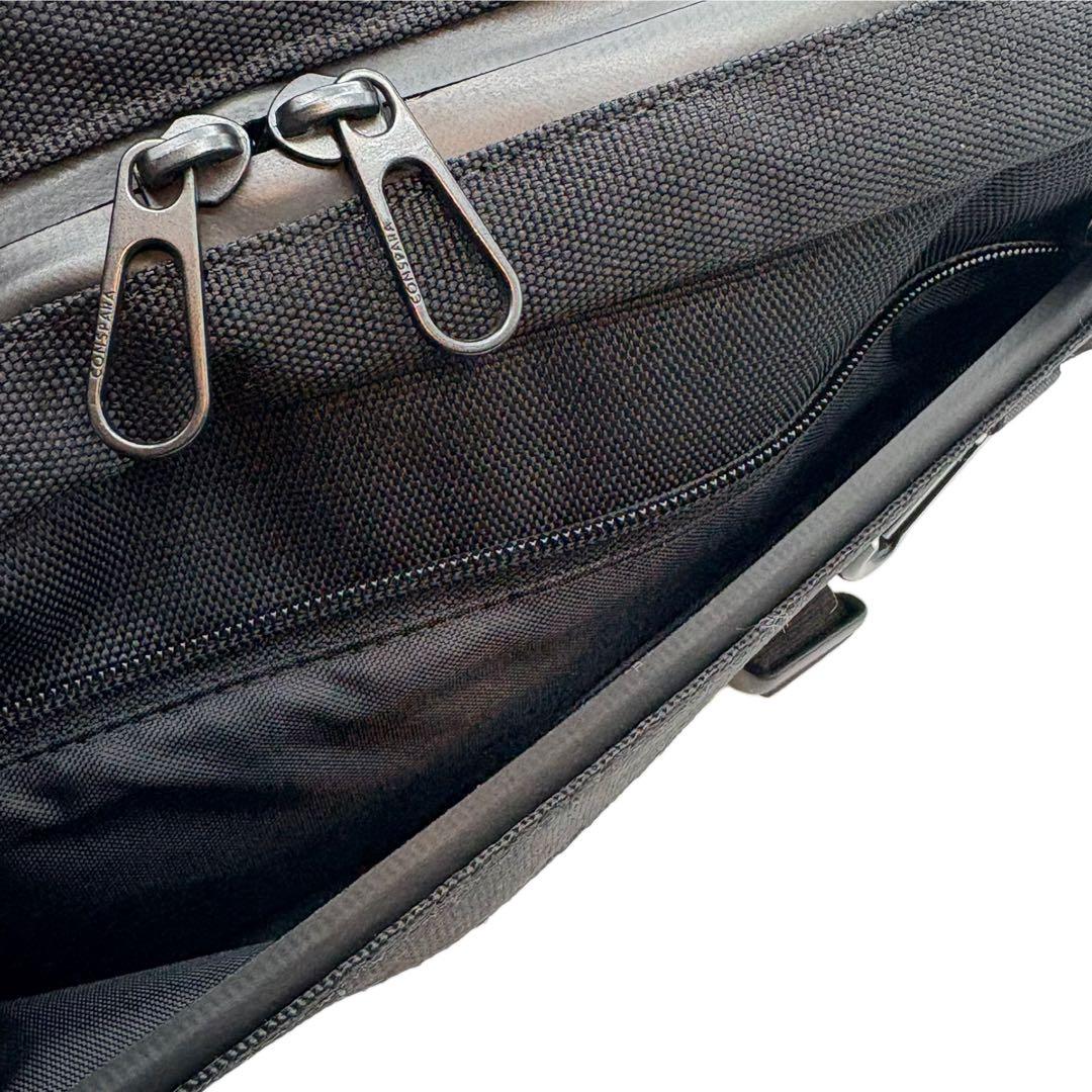 未使用　CONSPARA　最強トラベル　防刃ボディバッグ　TSAロック付き　黒