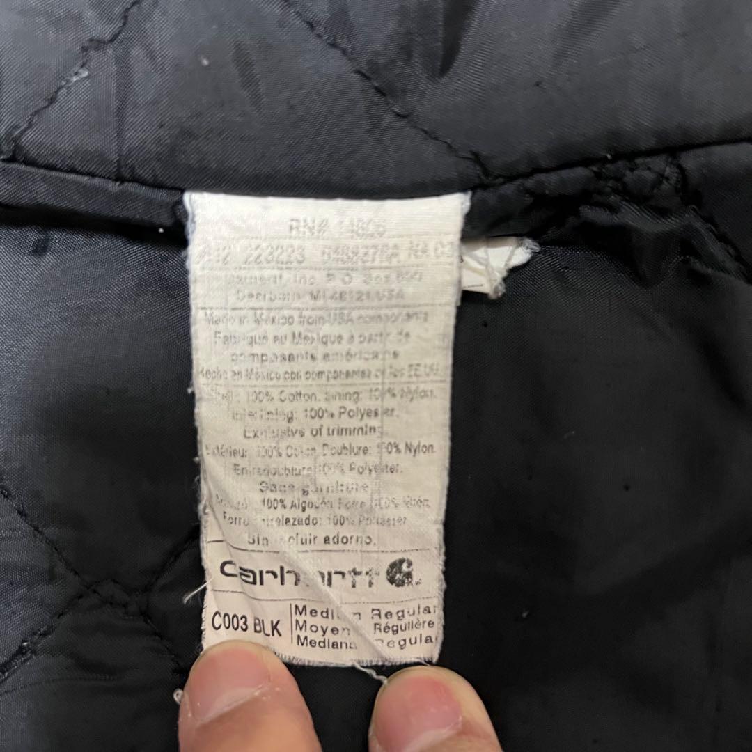 雰囲気 carhartt カーハートダック トラディショナルジャケット ブラック