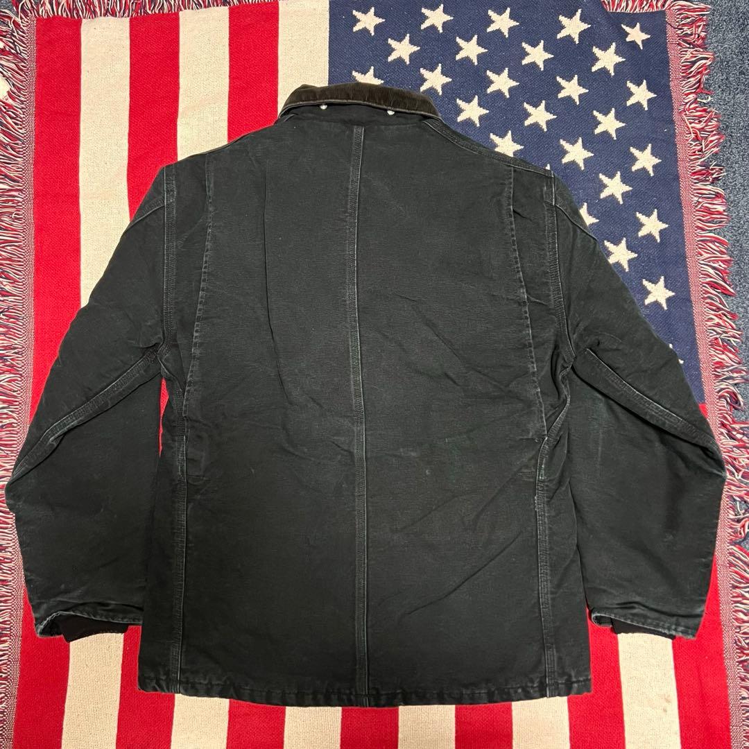 雰囲気 carhartt カーハートダック トラディショナルジャケット ブラック