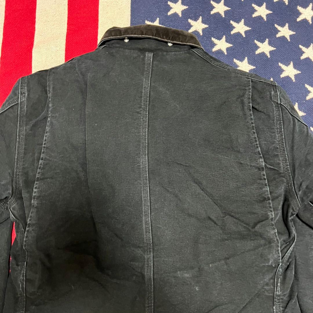 雰囲気 carhartt カーハートダック トラディショナルジャケット ブラック