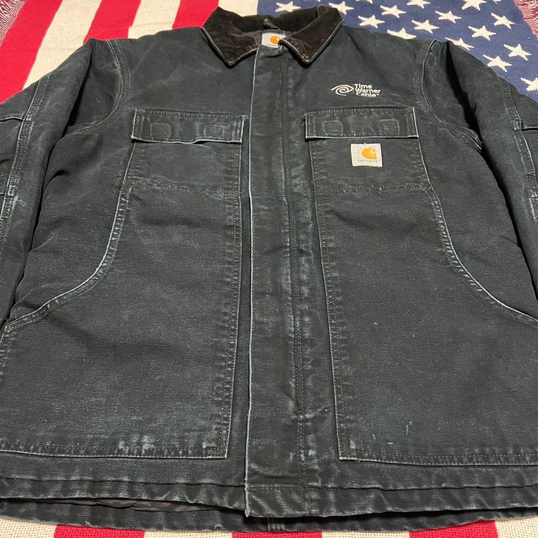 雰囲気 carhartt カーハートダック トラディショナルジャケット ブラック