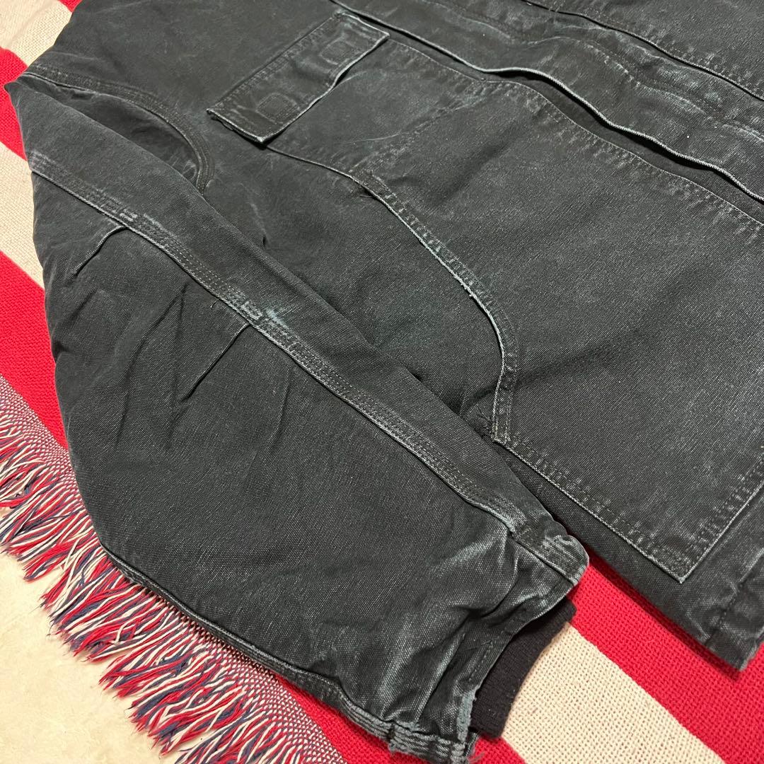 雰囲気 carhartt カーハートダック トラディショナルジャケット ブラック