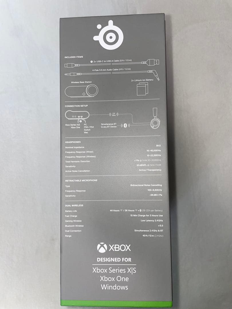 SteelSeries ゲーミングヘッドセット 61521 PS5 PC対応