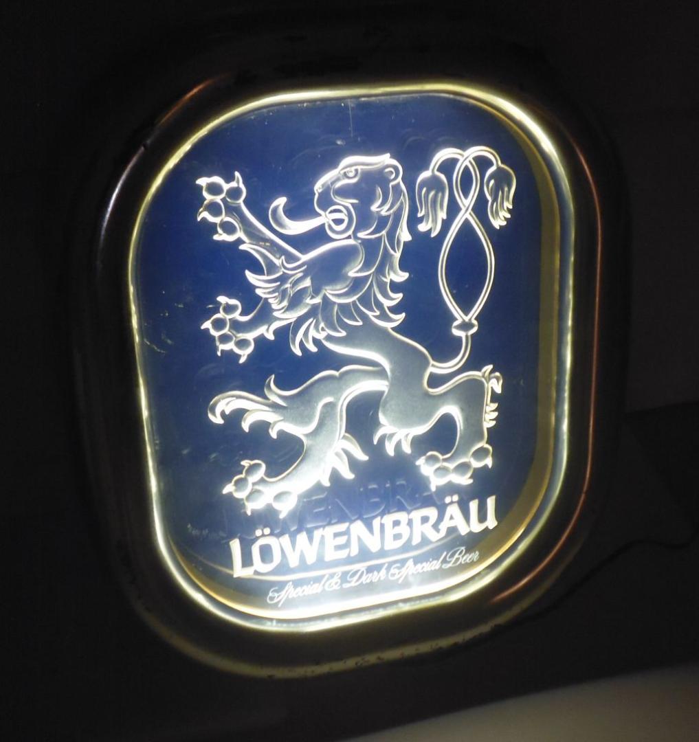 m*a様 LOWENBRAU　リーベンブロイ　電飾看板　USA　ヴィンテージ