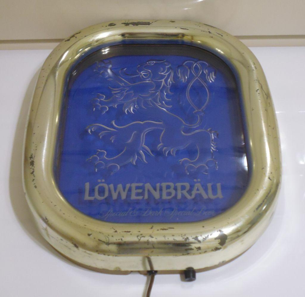 m*a様 LOWENBRAU　リーベンブロイ　電飾看板　USA　ヴィンテージ