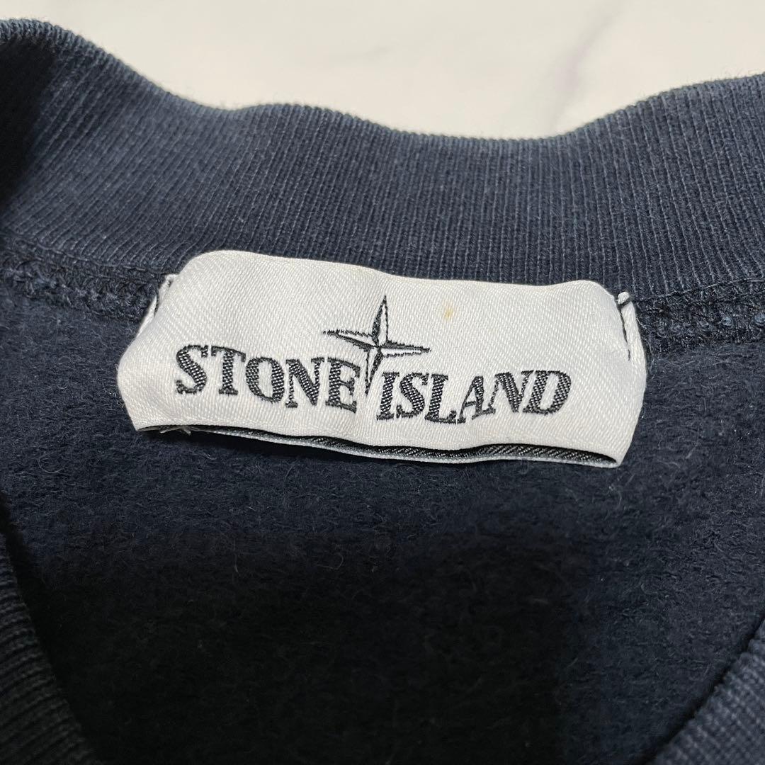 STONE  ヘンリーネック　トレーナー　ネイビー　Lサイズ
