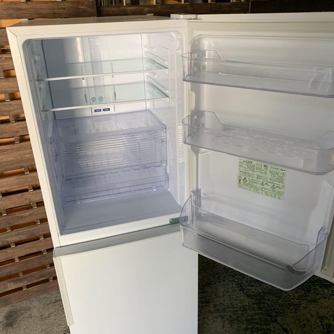 J102\" SHARP 2ドア 冷蔵庫 SJ-PD28E-W 2019年製