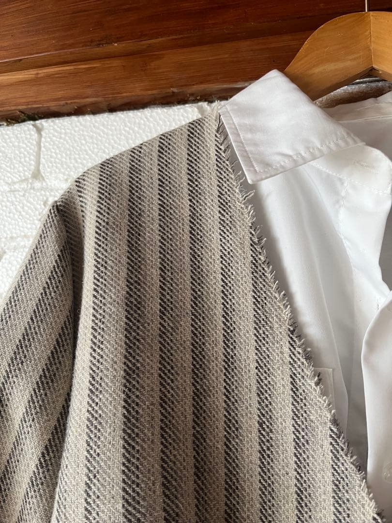 ANDREA&Co ストライプ ジャケット ビッグシャツ2点セット