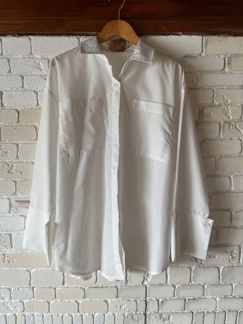 ANDREA&Co ストライプ ジャケット ビッグシャツ2点セット