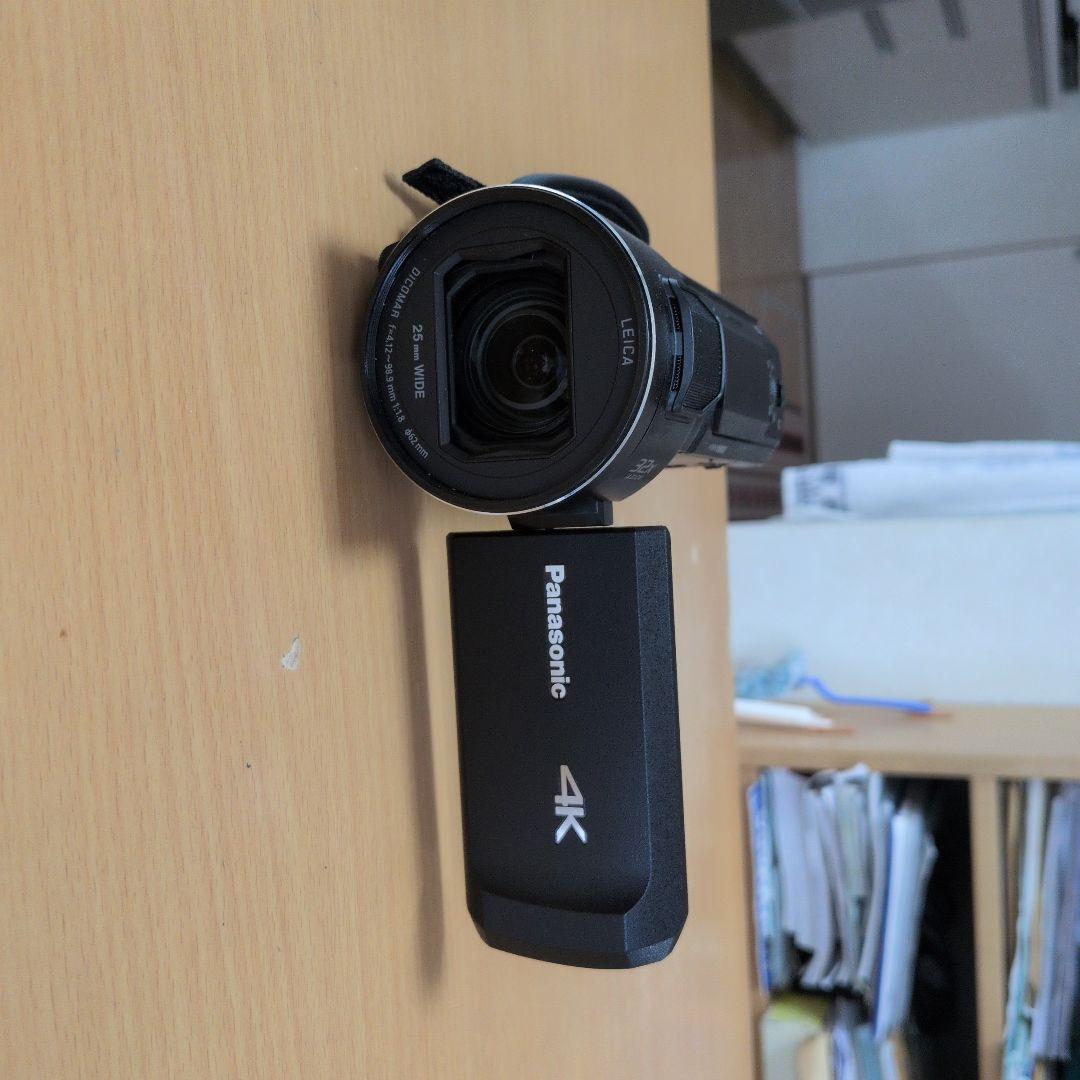 Panasonic HC-VX2MS 4K ビデオカメラ 本体とメモリーカード