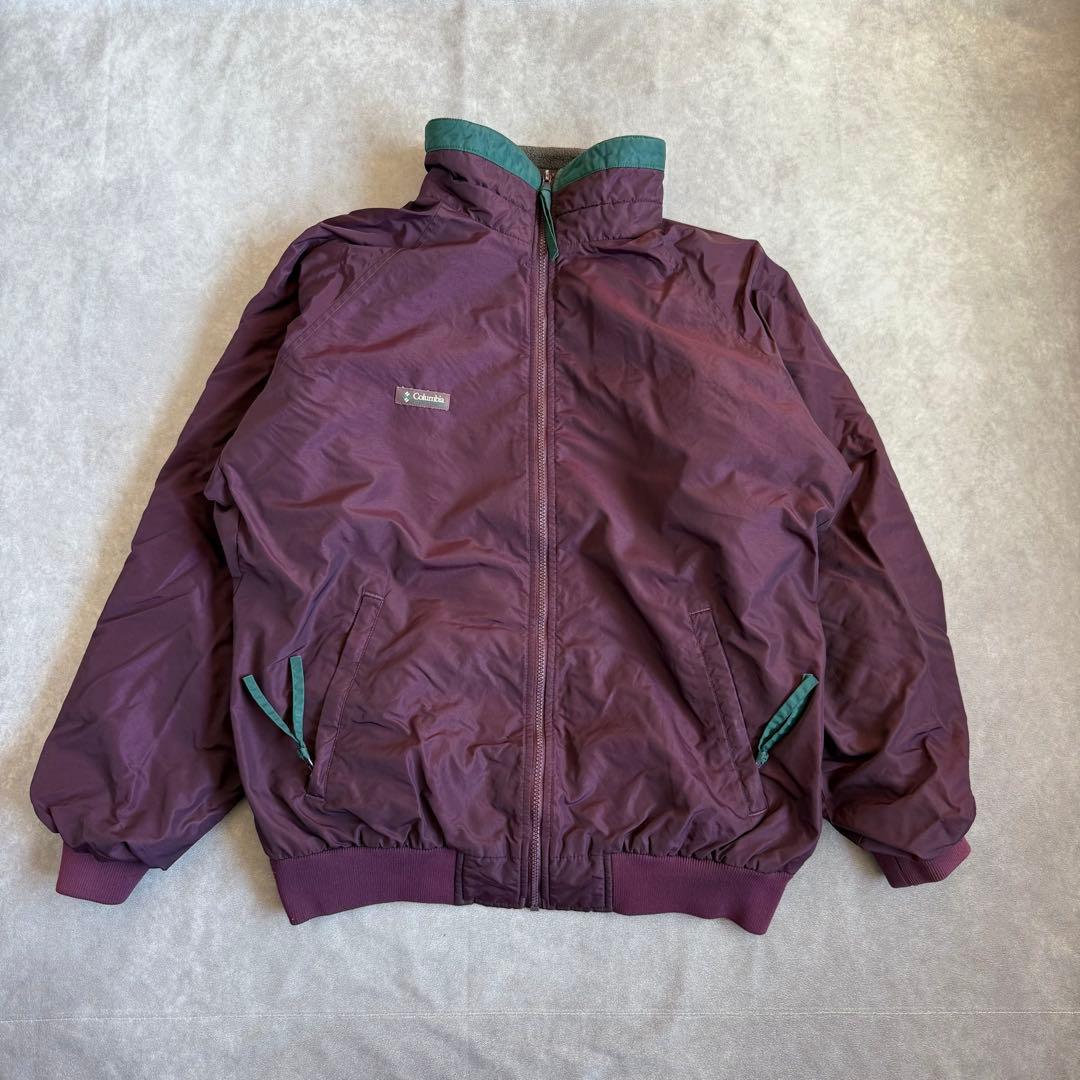 90s コロンビア ウォームアップジャケット エンジ