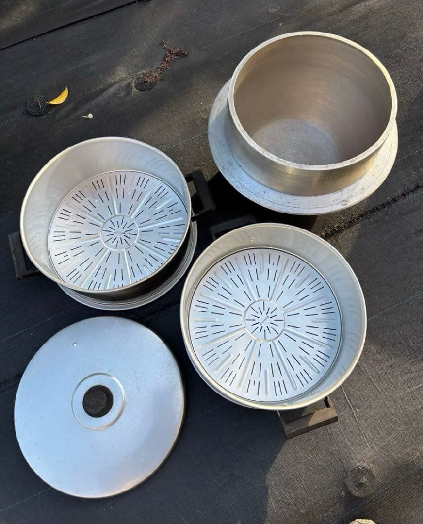 蒸し器・アルミ釜