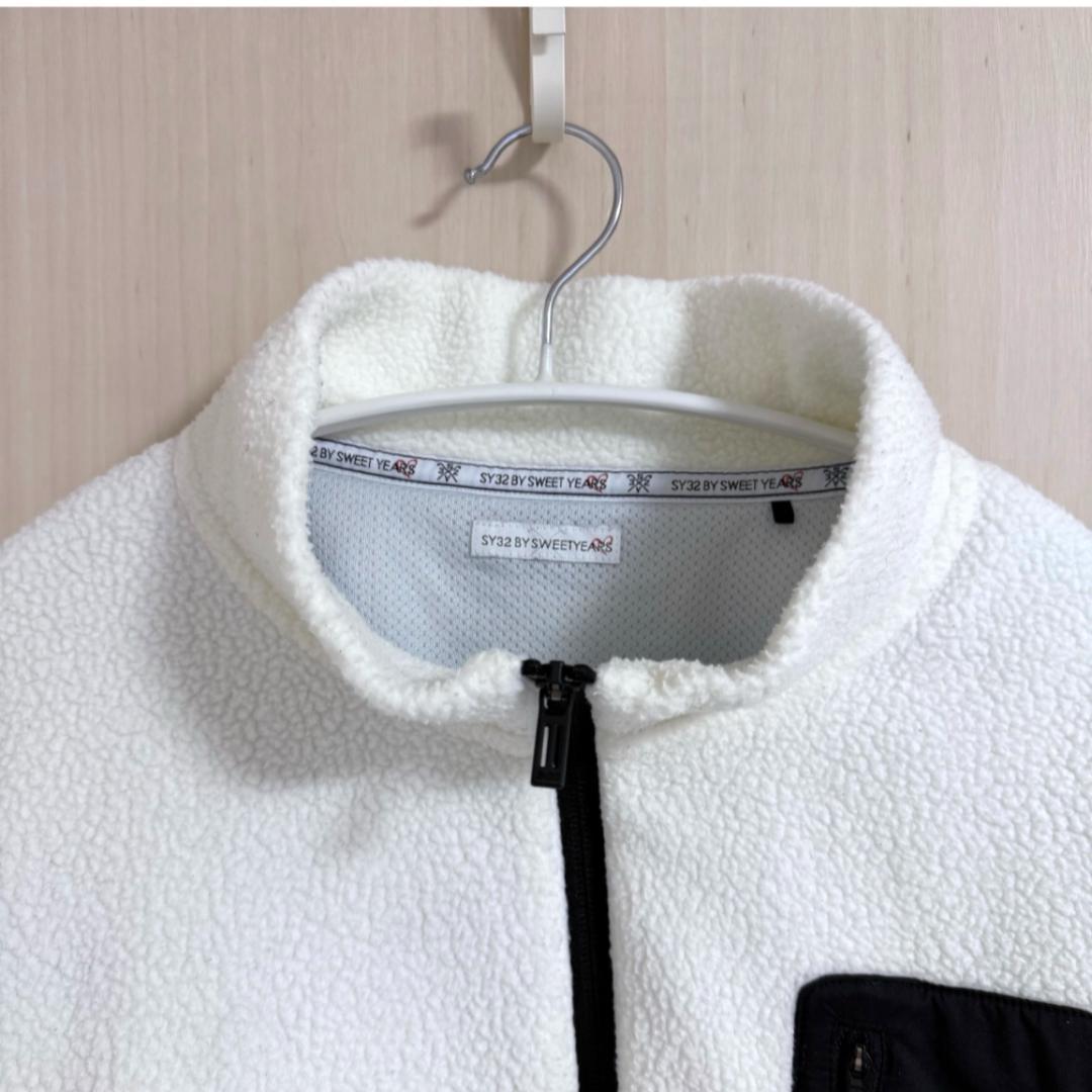 完売 SY32 スウィートイヤー POLARTEC ボア ジップアップジャケット