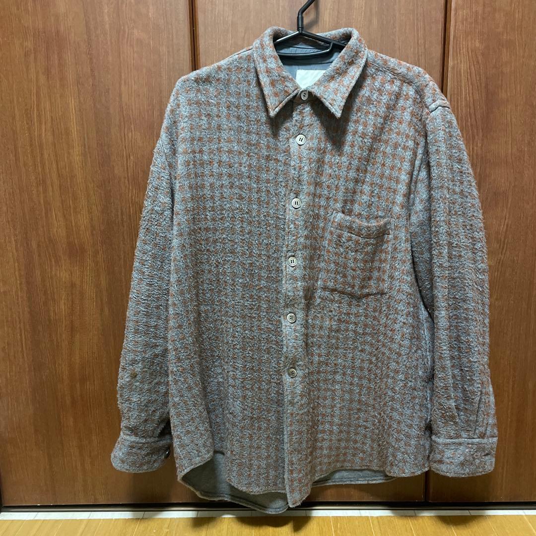 【レア】田中オムCOMME des GARÇONSオムスペチェック柄ネルシャツ