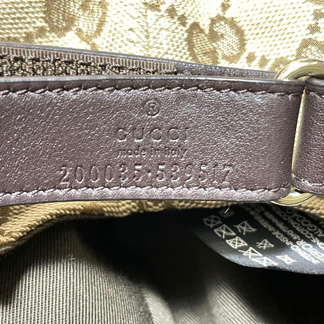 美品✨GUCCI グッチ キャンバス ベースボールキャップ シェリー GG