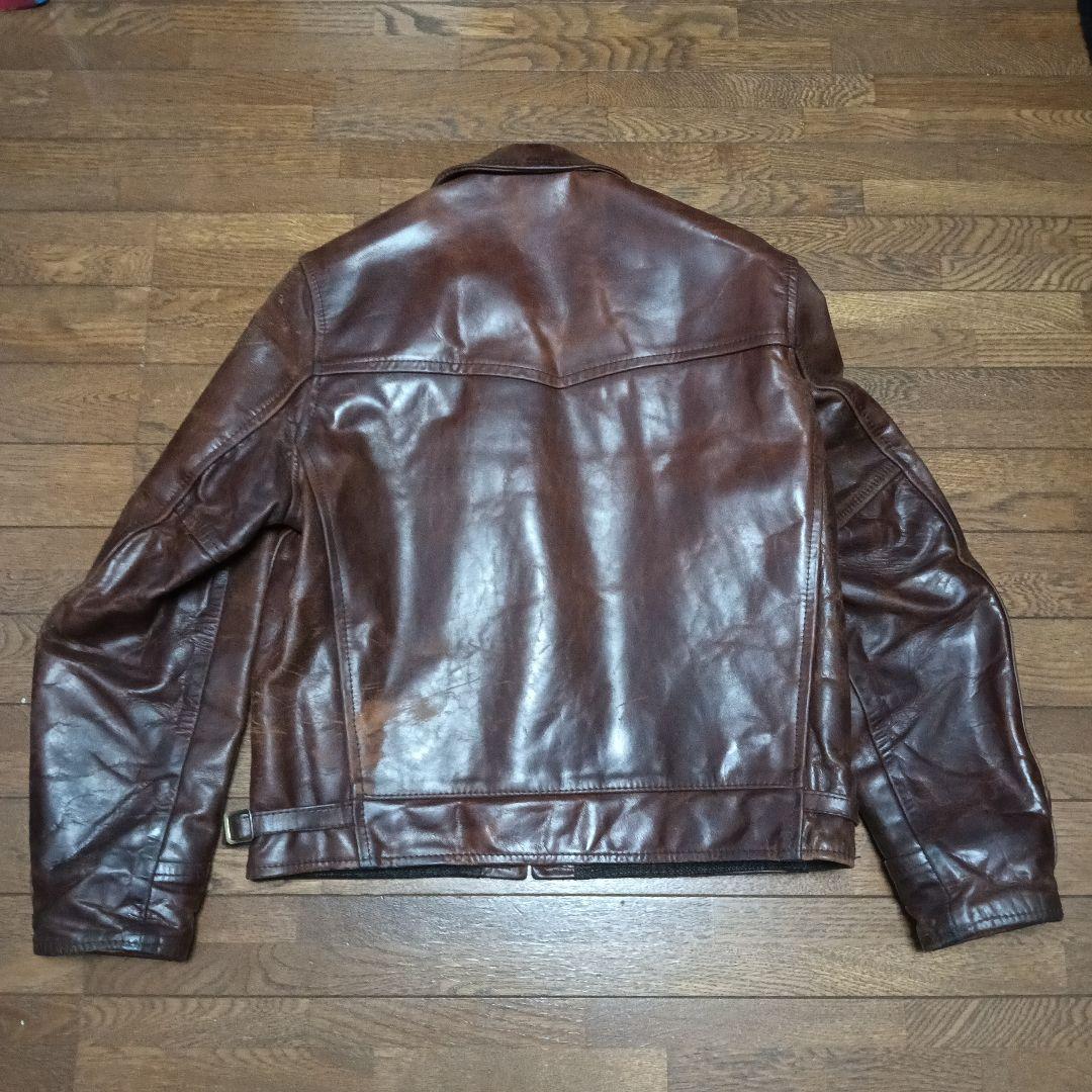 エアロレザー シングルライダースジャケット