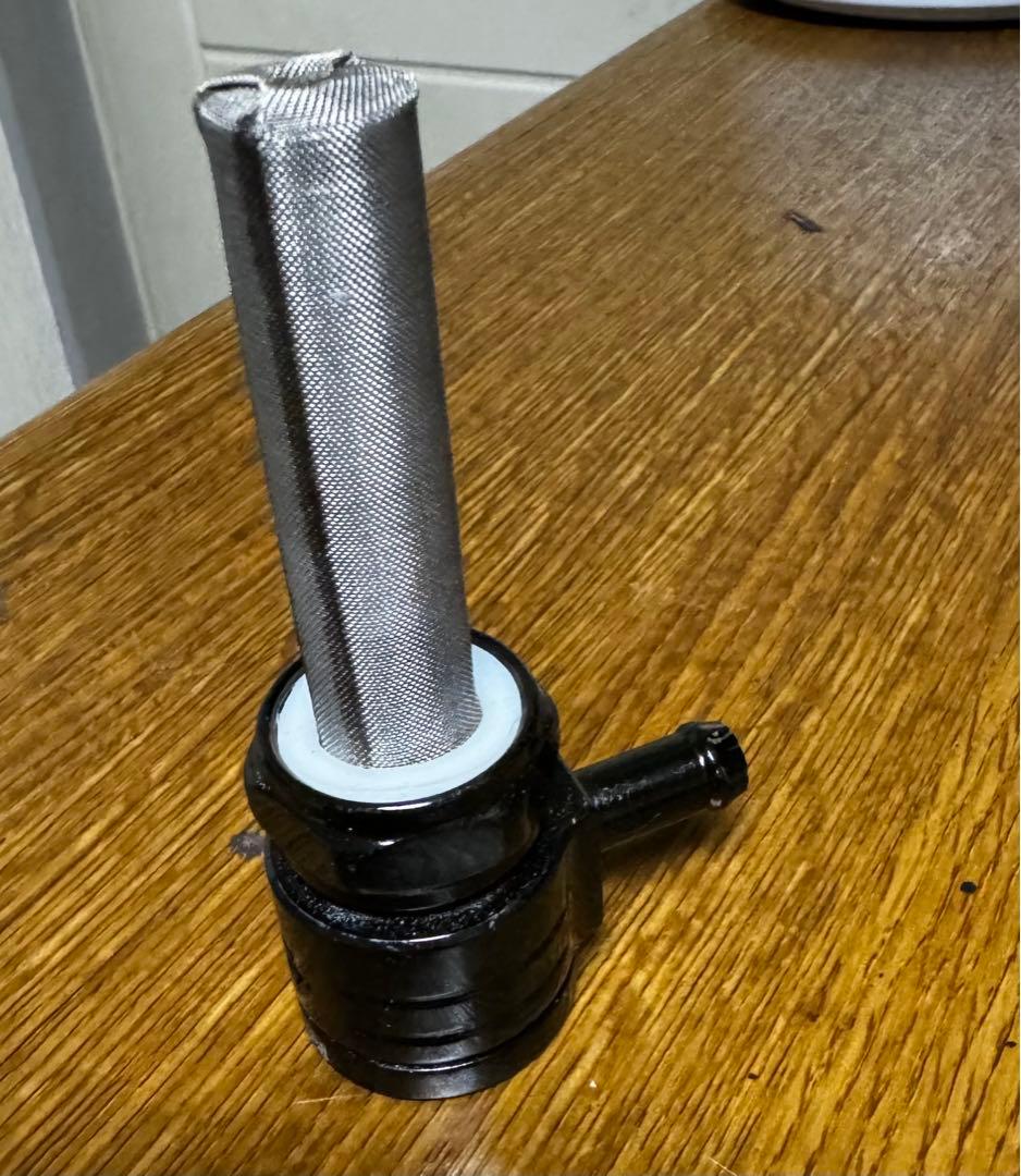 GOLAN クリックスリックガスコック　ブラック　ストレート　22mm