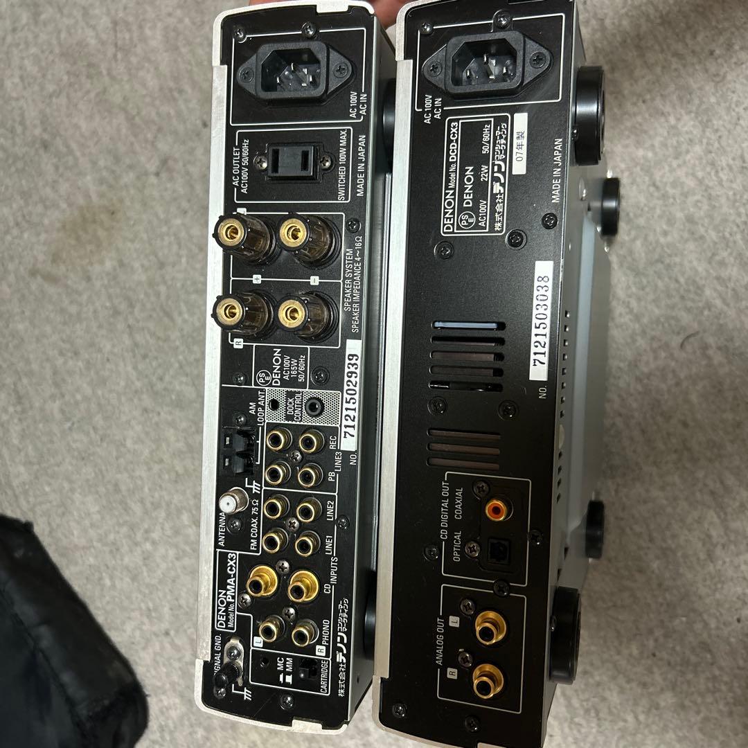 その他 DENON DCD-CX3+PMA-CX3