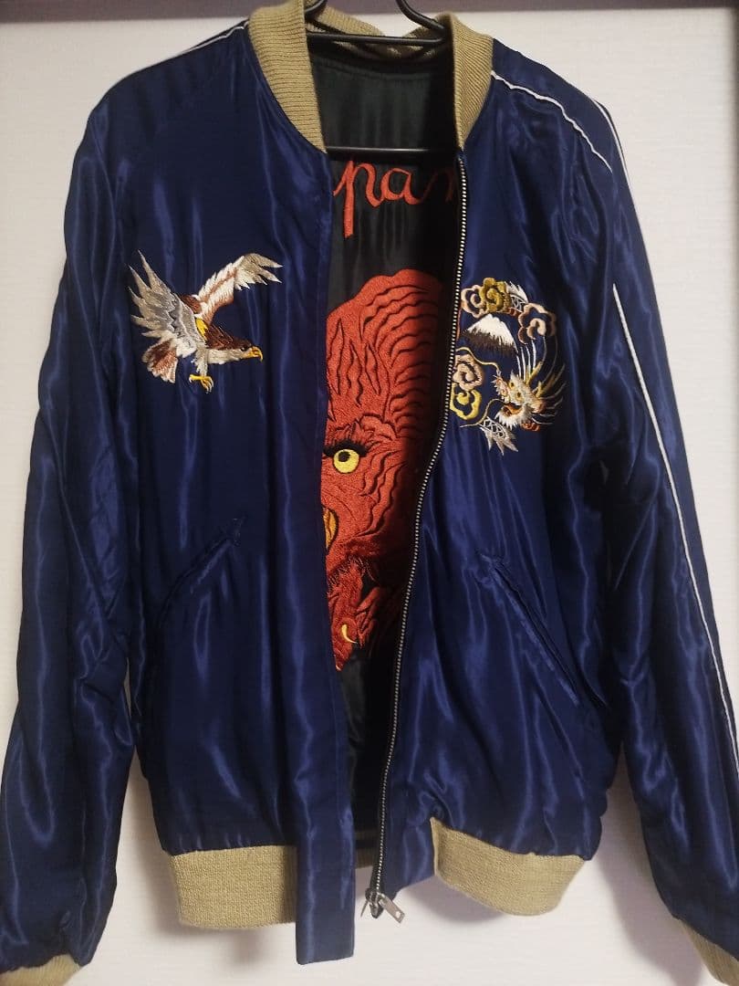 とうはと　東洋 ヒノヤ別注 スカジャン RED TIGER×JAPAN