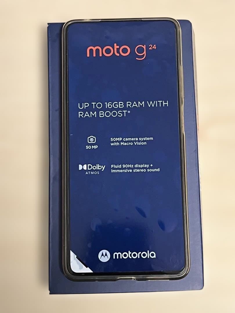 MOTOROLA moto g24 SIMフリー マットチャコール